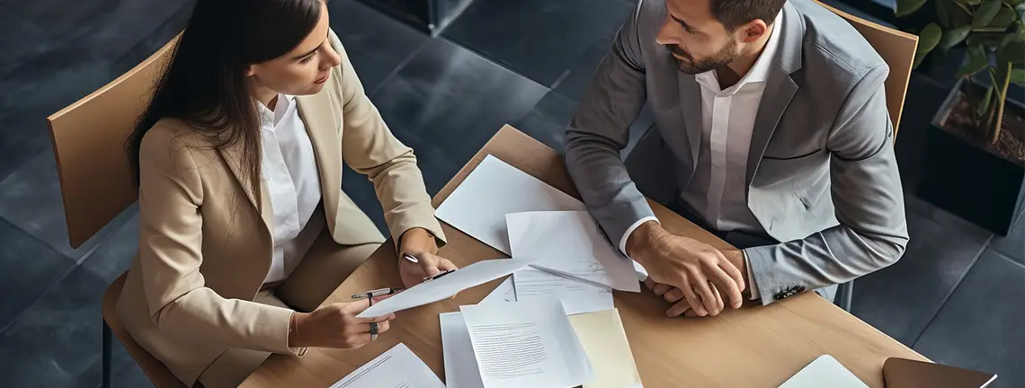 Grupo de profesionales analizando documentos legales sobre la nueva Autoridad de Protección del Informante.